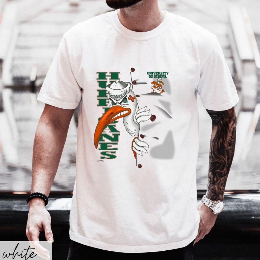 Miami Hurricanes Cultural Blends White Shirt, Unisex Tee Shirt